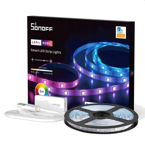 SONOFF L3 Pro RGBIC Smart LED Strip Lights-5M/16.4Ft