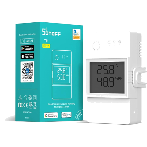 SONOFF TH Elite Smart Temperature and Humidity Monitoring Switch | THR316D